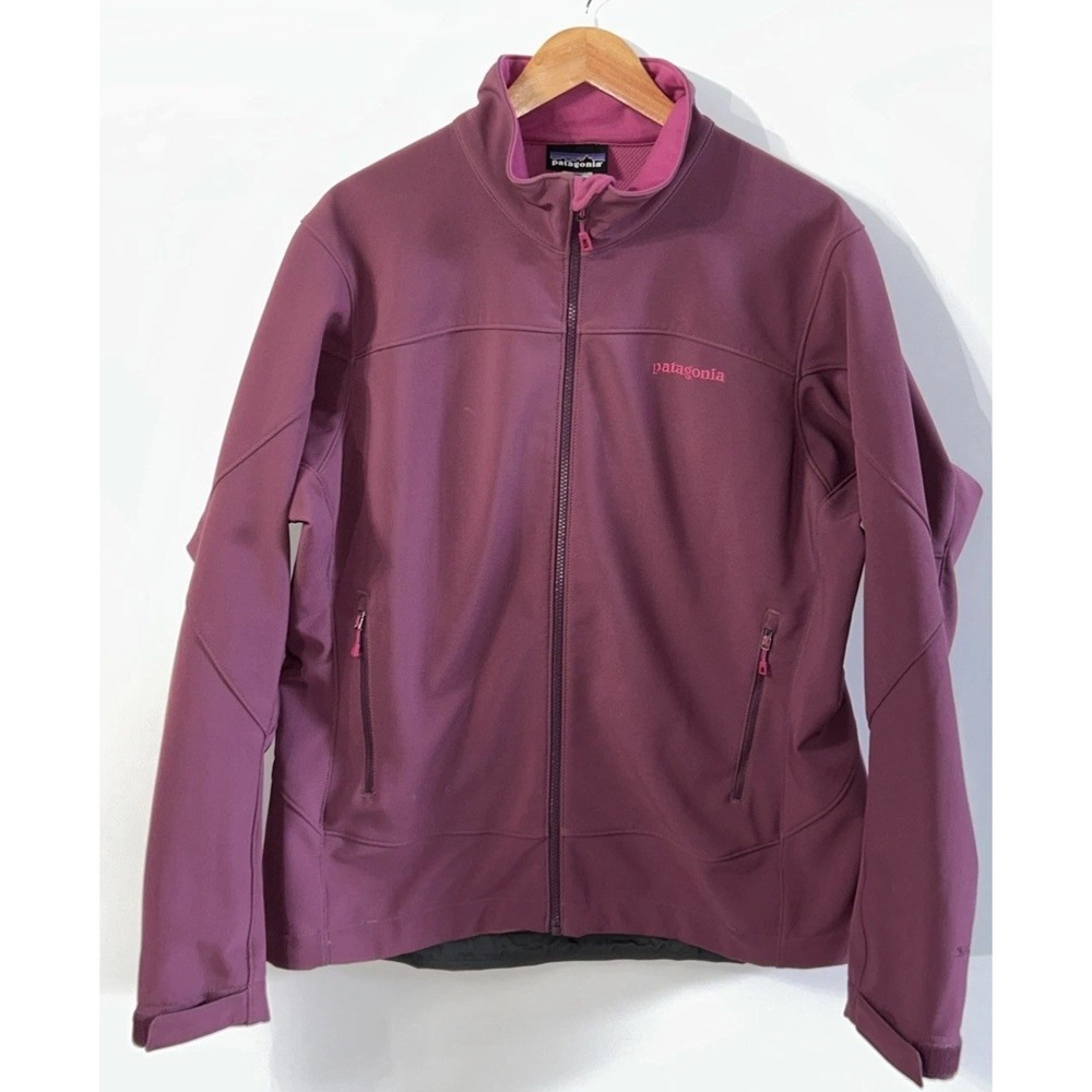 Women's Patagonia Adze Full Zip Soft Shell Jacket Sz XL 83395 Polartec